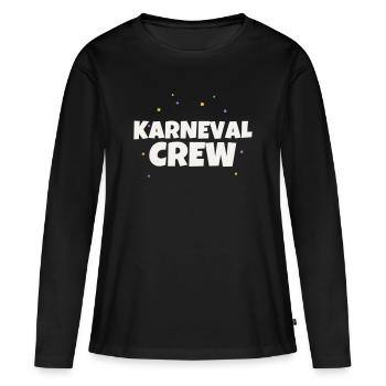 Équipe de Carnaval Célébrations de groupe de la fête costumée du Carnaval - T-shirt manches longues Premium bio Femme - noir - Devant - Julia (174cm)