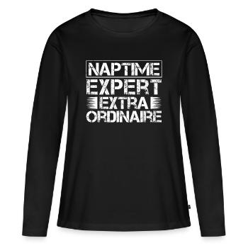 Anesthésiste Anesthésie Extra Ordinaire - T-shirt manches longues Premium bio Femme - noir - Devant - Julia (174cm)
