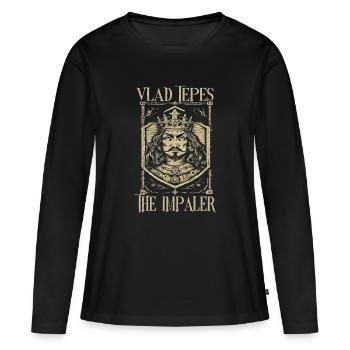 Vlad Tepe's The Impaler - Women's Premium Organic Long Sleeve Shirt - black - Front - Julia (174cm)