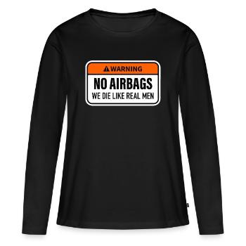 Dirt Bike Dirtfather Funny Biker Motocross moter - Women's Premium Organic Long Sleeve Shirt - black - Front - Julia (174cm)