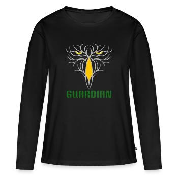 GUARDIAN - Tactical Bird of Prey Design - Women's Premium Organic Long Sleeve Shirt - black - Front - Julia (174cm)