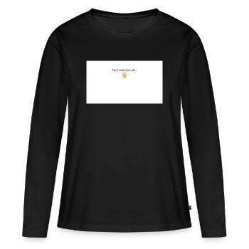 Faites un meilleur cupcake au monde - T-shirt manches longues Premium bio Femme - noir - Devant - Julia (174cm)