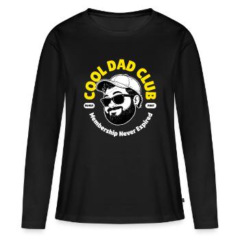 Cool Dad Club Dad Gift Father's Day Family - Women's Premium Organic Long Sleeve Shirt - black - Front - Julia (174cm)