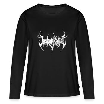 MetalliJaska - Frauen Premium Bio Langarmshirt - Schwarz - Vorne - Julia (174cm)