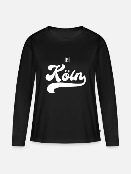 Dein Köln  - Frauen Premium Bio Langarmshirt - Schwarz
