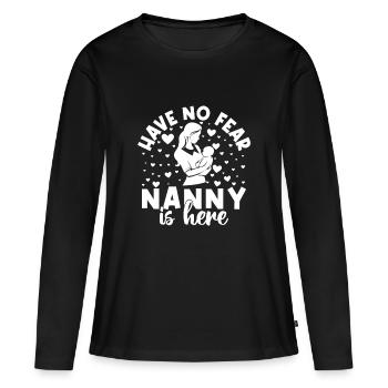 Childcare Provider Have No Fear Is Here Daycare - Frauen Premium Bio Langarmshirt - Schwarz - Vorne - Julia (174cm)