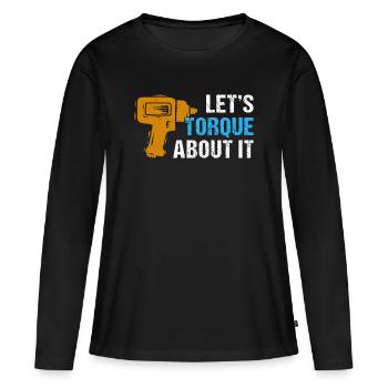 Mechanical Engineering Mechanical Engineer - Women's Premium Organic Long Sleeve Shirt - black - Front - Julia (174cm)