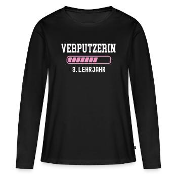 Plasterer apprenticeship 3 year plasterer apprenticeship - Women's Premium Organic Long Sleeve Shirt - black - Front - Julia (174cm)