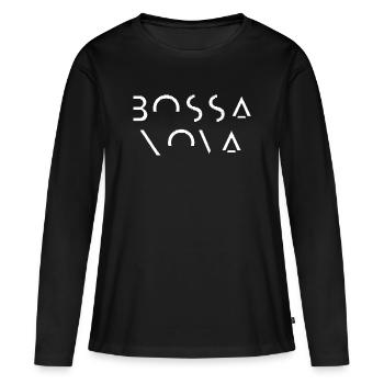 Bossa Nova Musique cadeauvmusique du brésil samba - T-shirt manches longues Premium bio Femme - noir - Devant - Julia (174cm)