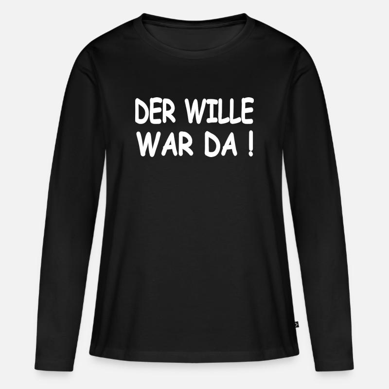 Auto - Frauen Premium Bio Langarmshirt - Schwarz