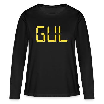 Yellow - LCD - Women's Premium Organic Long Sleeve Shirt - black - Front - Julia (174cm)