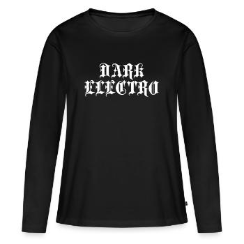 Gothic Dartk Electro - T-shirt manches longues Premium bio Femme - noir - Devant - Julia (174cm)