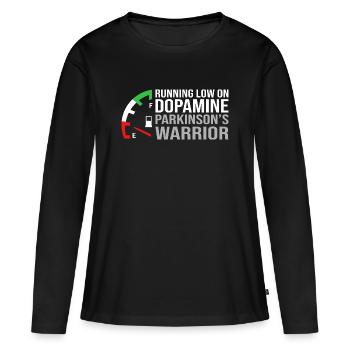 Parkinson Krankheit - Frauen Premium Bio Langarmshirt - Schwarz - Vorne - Julia (174cm)