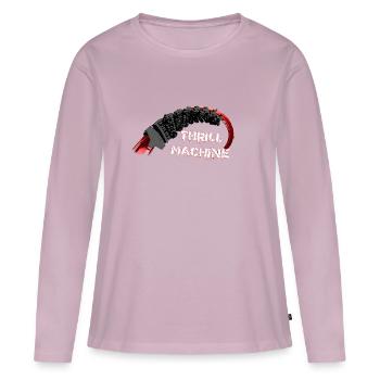 THRILL MACHINE - Women's Premium Organic Long Sleeve Shirt - dusky pink - Front - Julia (174cm)