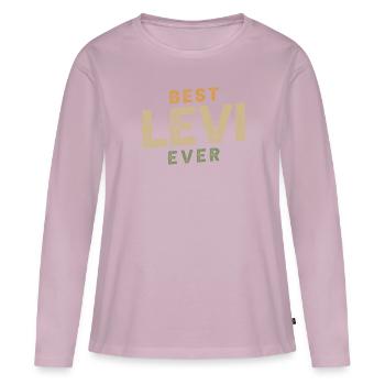 Best Levi Personalized Name Funny - Women's Premium Organic Long Sleeve Shirt - dusky pink - Front - Julia (174cm)