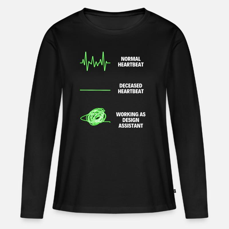Assistant Conception Designer Professionnel - T-shirt manches longues Premium bio Femme - noir