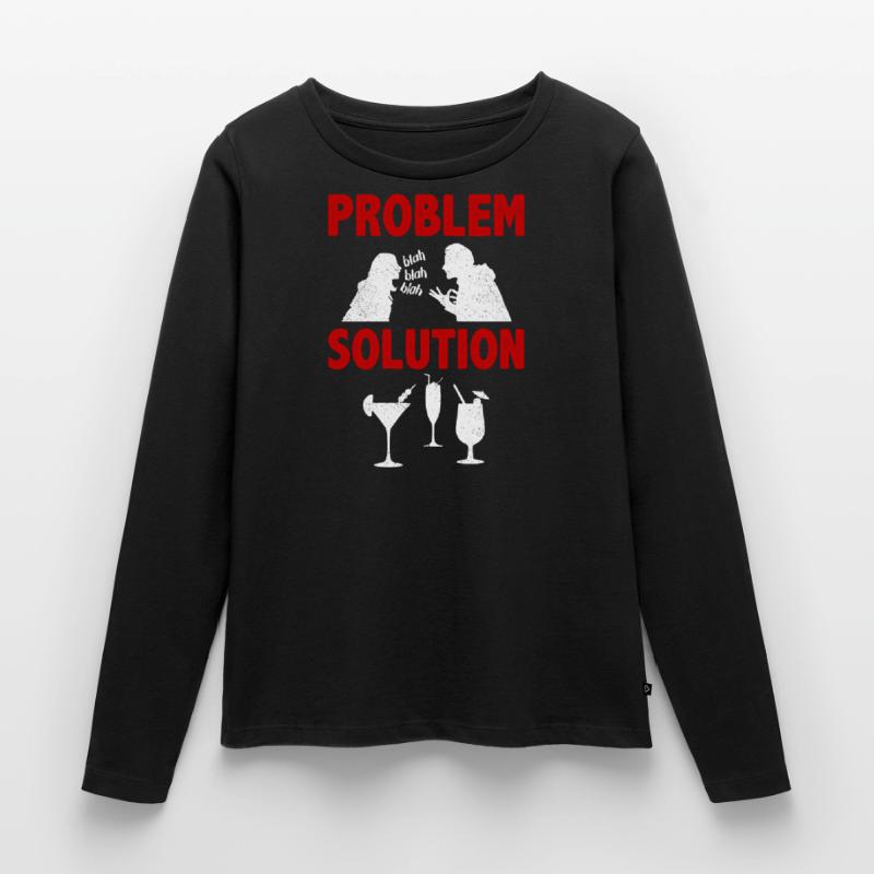 Mixology Bartending Alcohols Problem Solution Frauen Premium Bio Langarmshirt