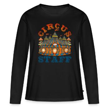 Artiste de cirque Amateur de cirque Cadeau Cirque - T-shirt manches longues Premium bio Femme - noir - Devant - Julia (174cm)