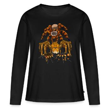 Tarentule Arachnide Tarentule Cadeau Araignée - T-shirt manches longues Premium bio Femme - noir - Devant - Julia (174cm)