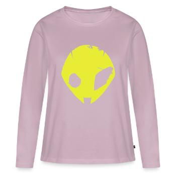 alien s1000rr - Frauen Premium Bio Langarmshirt - Altrosa - Vorne - Julia (174cm)