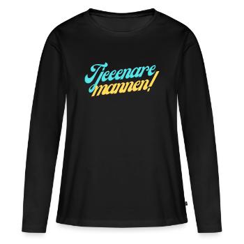 Homme serviteur - Ove Sundberg - T-shirt manches longues Premium bio Femme - noir - Devant - Julia (174cm)