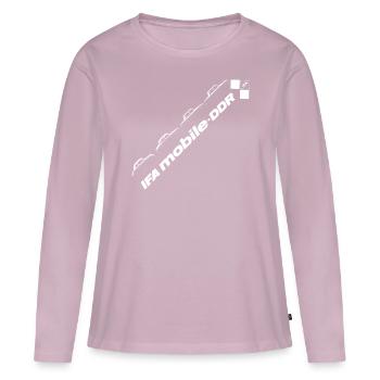 Wartburg - IFA mobile DDR - Historique - T-shirt manches longues Premium bio Femme - rose poudré - Devant - Julia (174cm)