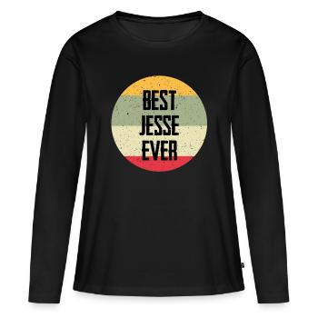 Best Jesse Ever - Frauen Premium Bio Langarmshirt - Schwarz - Vorne - Julia (174cm)