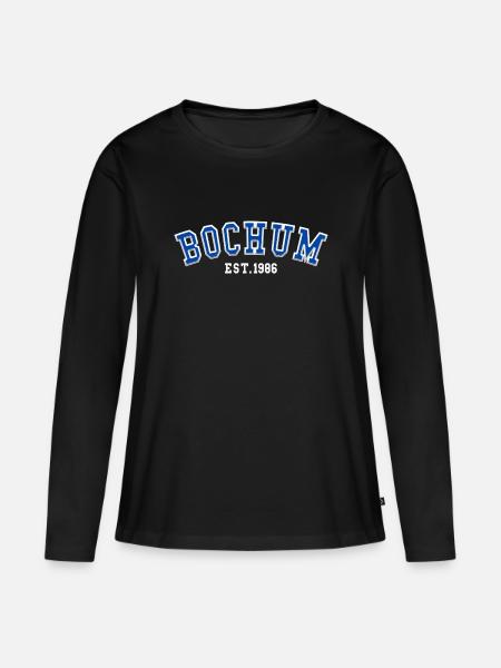 Bochum Est. 1986 - Women's Premium Organic Long Sleeve Shirt - black