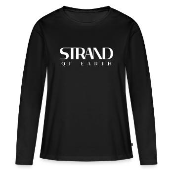 Composition Flavie - Women's Premium Organic Long Sleeve Shirt - black - Front - Julia (174cm)