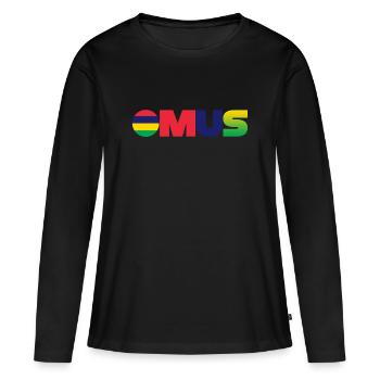 Mauritius - Women's Premium Organic Long Sleeve Shirt - black - Front - Julia (174cm)
