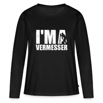 I'm a Surveyor Surveyor Engineer - Women's Premium Organic Long Sleeve Shirt - black - Front - Julia (174cm)