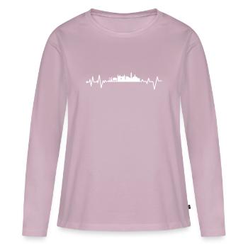 design unavailable - Women's Premium Organic Long Sleeve Shirt - dusky pink - Front - Julia (174cm)