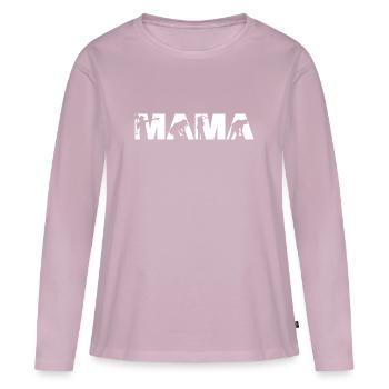 Landscaping Mama Gardening Mother Yard Work - Women's Premium Organic Long Sleeve Shirt - dusky pink - Front - Julia (174cm)