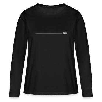 Accident vasculaire cérébral en 2026 - T-shirt manches longues Premium bio Femme - noir - Devant - Julia (174cm)