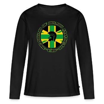 THE SOUND OF BRITISH JAMAICAN SKA.. - Women's Premium Organic Long Sleeve Shirt - black - Front - Julia (174cm)