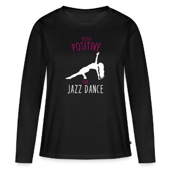 Jazz Dance Jazz Dancing Wear - Women's Premium Organic Long Sleeve Shirt - black - Front - Julia (174cm)