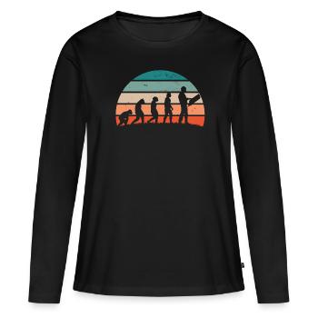 Construction Manager Architecture Student Architect - Women's Premium Organic Long Sleeve Shirt - black - Front - Julia (174cm)
