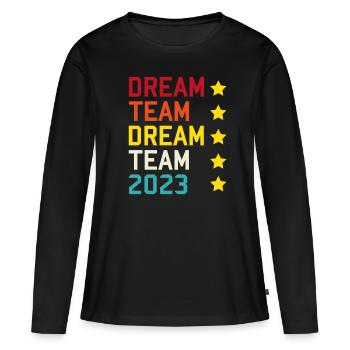 Beste Freunde 2023 - Frauen Premium Bio Langarmshirt - Schwarz - Vorne - Julia (174cm)