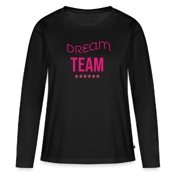 Dream Team 2023 - Women's Premium Organic Long Sleeve Shirt - black - Front - Julia (174cm)