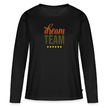 Dream Team 2023 - Women's Premium Organic Long Sleeve Shirt - black - Front - Julia (174cm)
