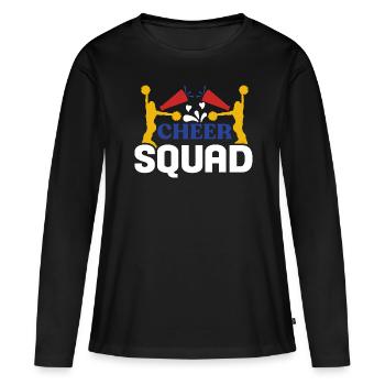 Cheer Squad - Women's Premium Organic Long Sleeve Shirt - black - Front - Julia (174cm)
