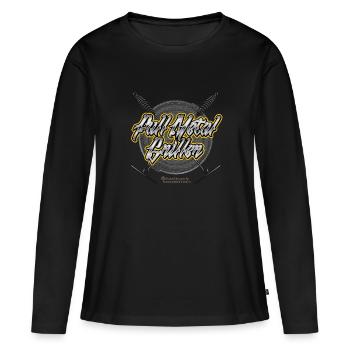 Four hollandais Full Metal Griller Lid Lifter - T-shirt manches longues Premium bio Femme - noir - Devant - Julia (174cm)