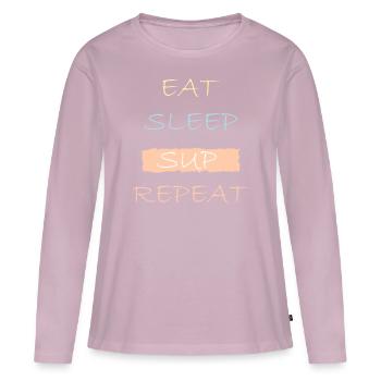 SUP - Women's Premium Organic Long Sleeve Shirt - dusky pink - Front - Julia (174cm)