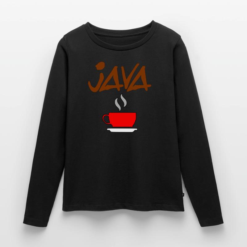 café java T-shirt manches longues Premium bio Femme