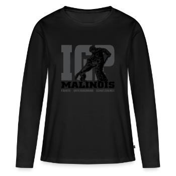 IGP MALINOIS Wilsigns Dog Sport Gift IPO - Women's Premium Organic Long Sleeve Shirt - black - Front - Julia (174cm)