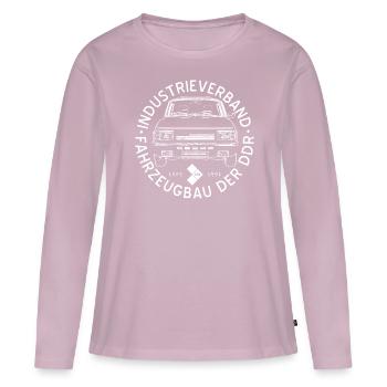 IFA mobile GDR - Wartburg 1.3 - T-shirt manches longues Premium bio Femme - rose poudré - Devant - Julia (174cm)