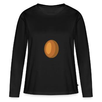 Déguisement de carnaval déguisé en costume d’avocat - T-shirt manches longues Premium bio Femme - noir - Devant - Julia (174cm)