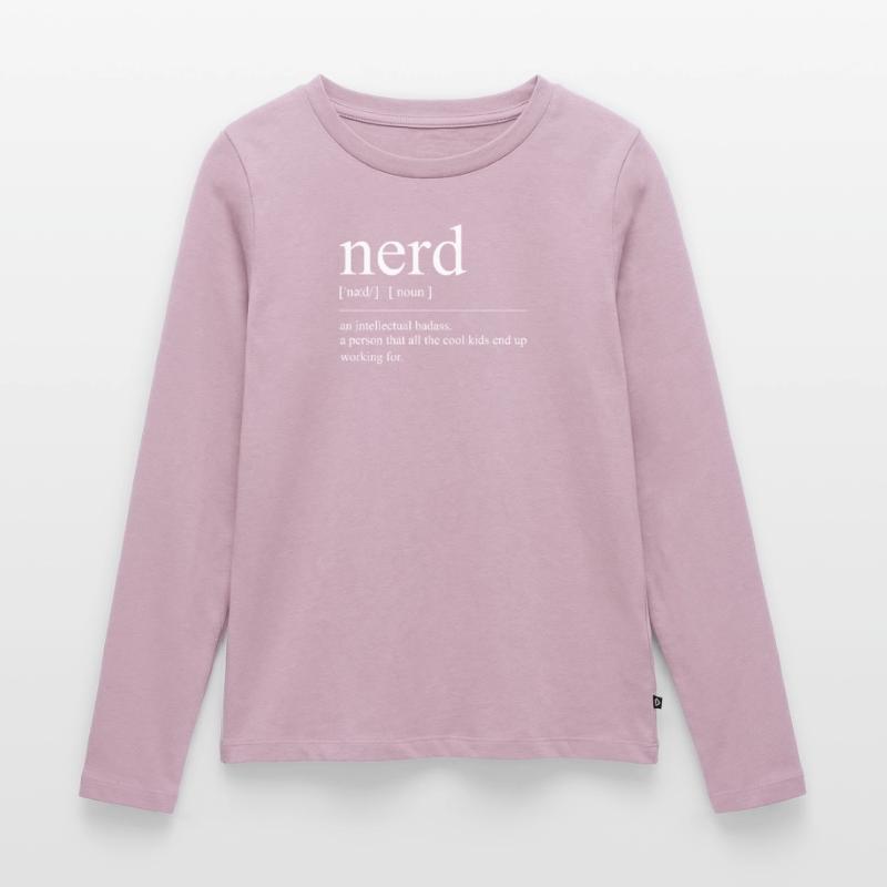 Programmer Nerd Tech It Coder Hacker Meaning Women's Premium Organic Long Sleeve Shirt
