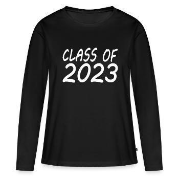 Class of 2023 - Women's Premium Organic Long Sleeve Shirt - black - Front - Julia (174cm)