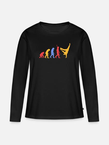 Hip-hop - T-shirt manches longues Premium bio Femme - noir
